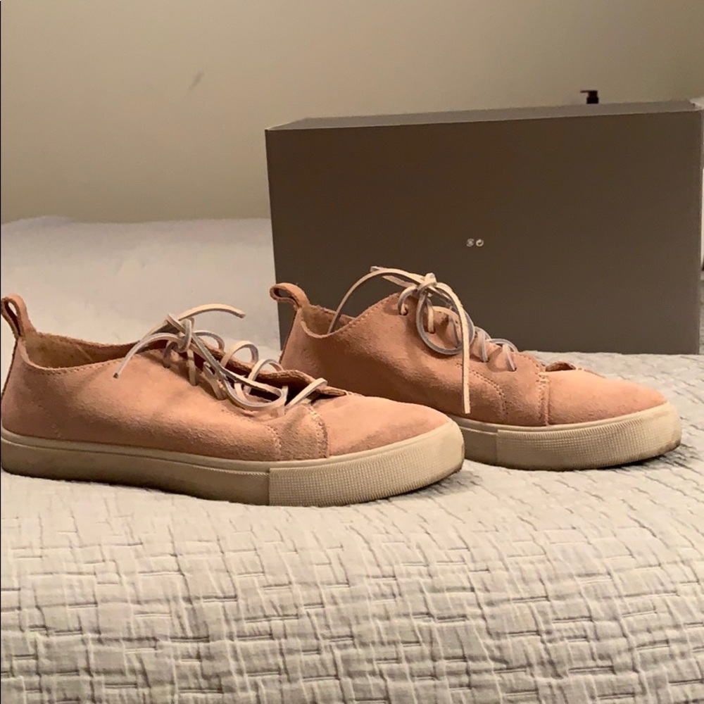 Suede sneakers